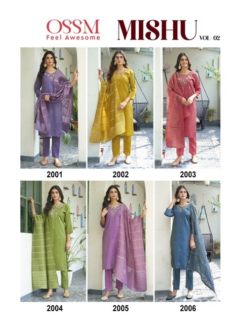 OSSM-MISHU-VOL-2-ROMAN-SIMMER-READYMADE-KURTI-WHOLESALER-3