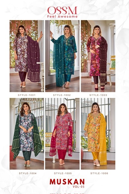 OSSM-MUSKAN-VOL-5-CHANDERI-MODAL-READYMADE-KURTI-SUPPLIER-IN-SURAT-8