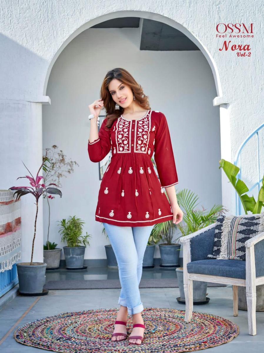 OSSM-NORA-VOL-2-RAYON-SLUB-EMBROIDERY-SHORT-TOPS-LATEST-CATALOGUE-3