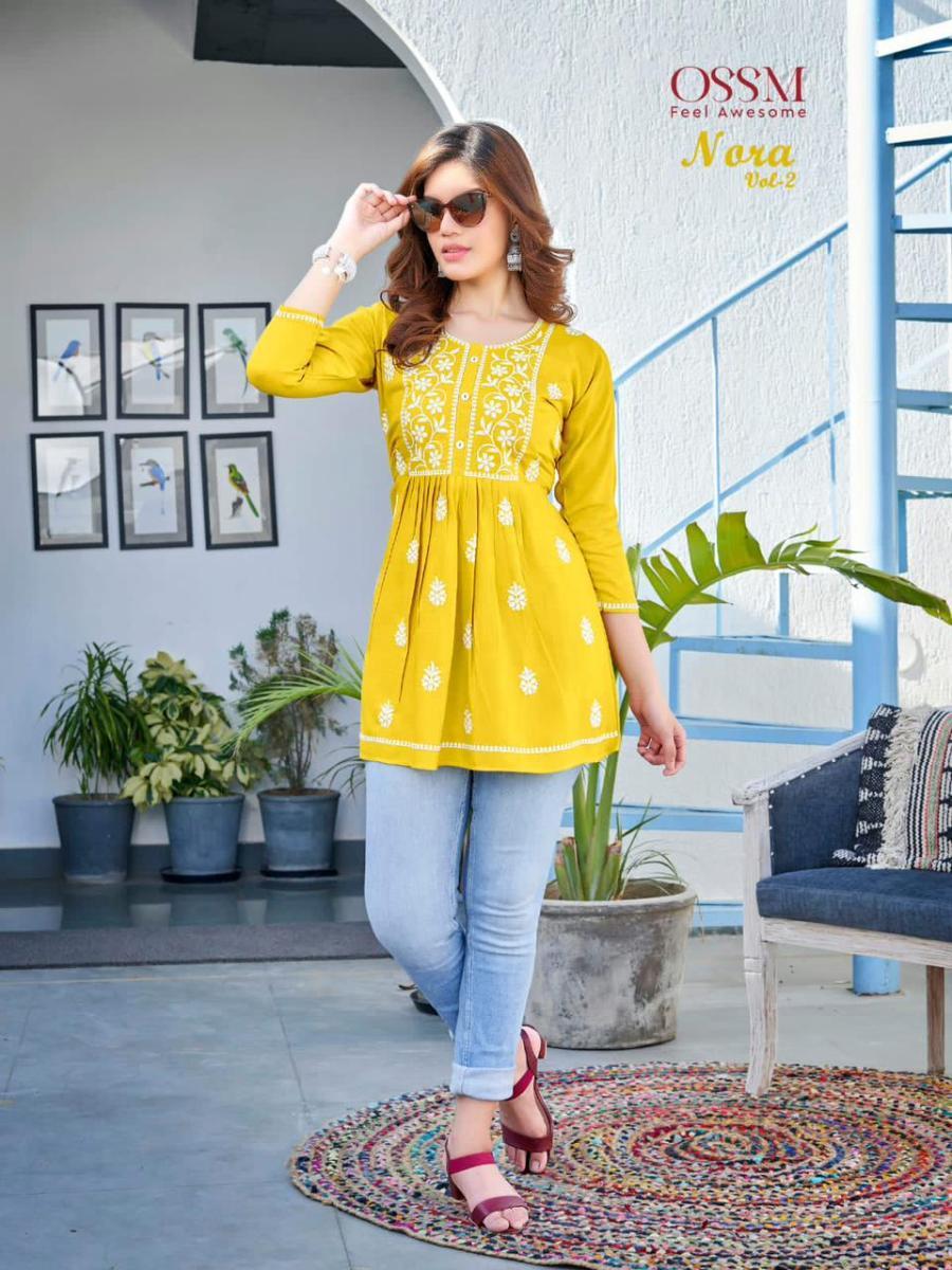 OSSM-NORA-VOL-2-RAYON-SLUB-EMBROIDERY-SHORT-TOPS-LATEST-CATALOGUE-5
