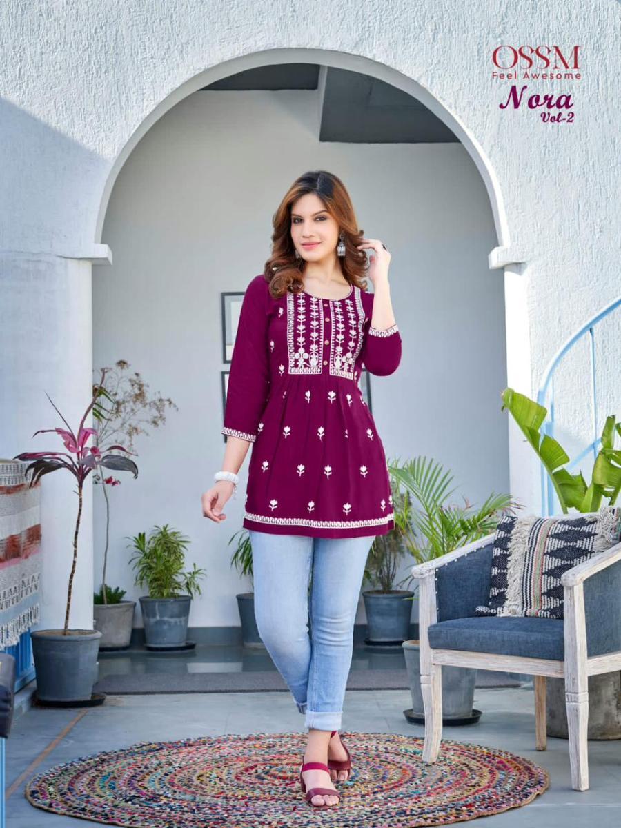 OSSM-NORA-VOL-2-RAYON-SLUB-EMBROIDERY-SHORT-TOPS-LATEST-CATALOGUE-6