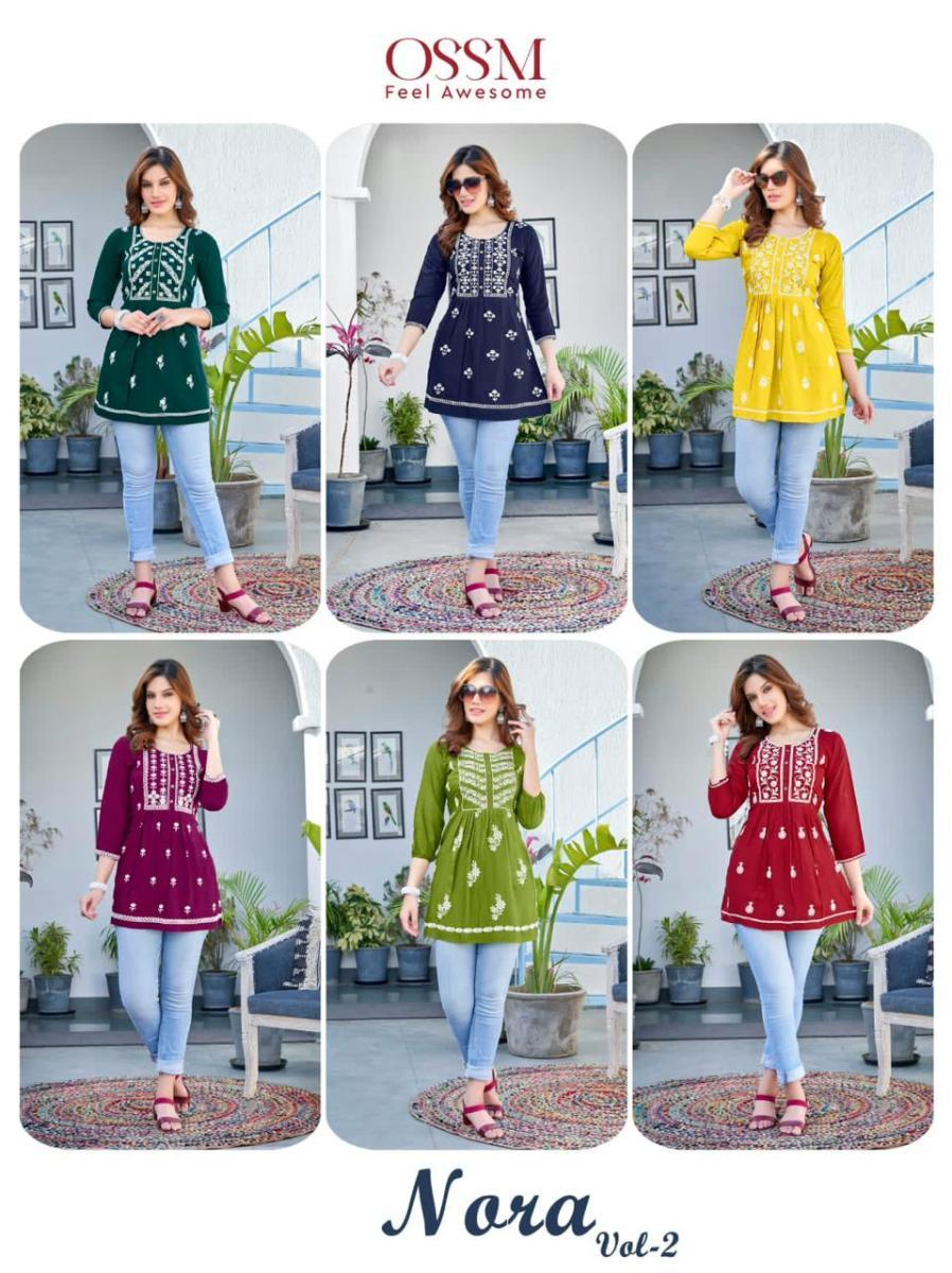 OSSM-NORA-VOL-2-RAYON-SLUB-EMBROIDERY-SHORT-TOPS-LATEST-CATALOGUE-8