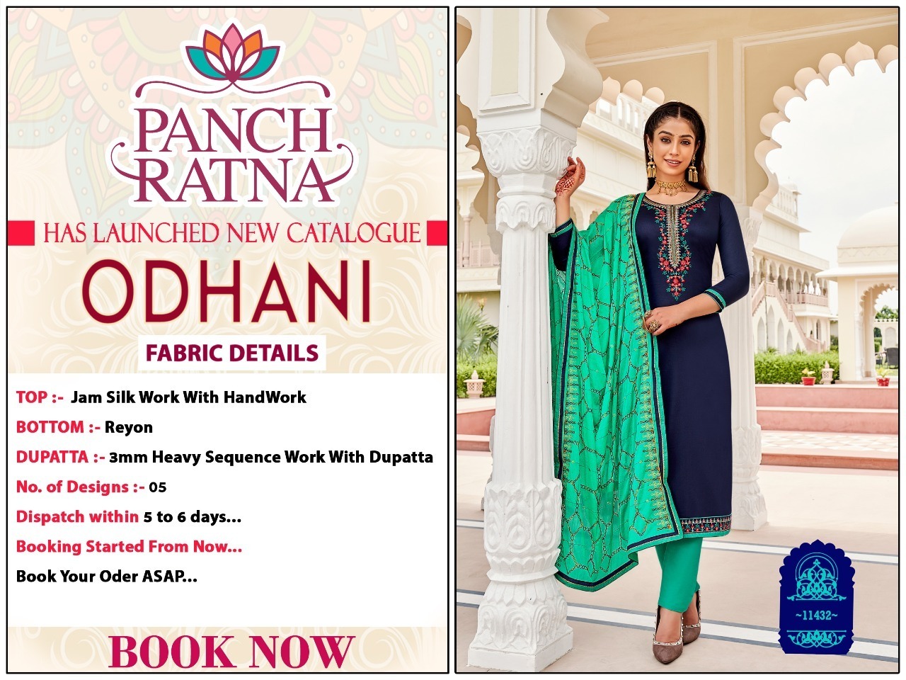 PANCH-RATNA-ODHANI-SILK-EMBROIDERY-KURTIS-AT-WHOLESALE-1