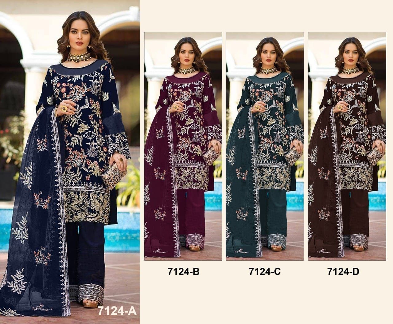 PEHNAVA-D.NO-7124-GEORGETTE-PAKISTANI-SUITS-LATEST-CATALOGUE-6