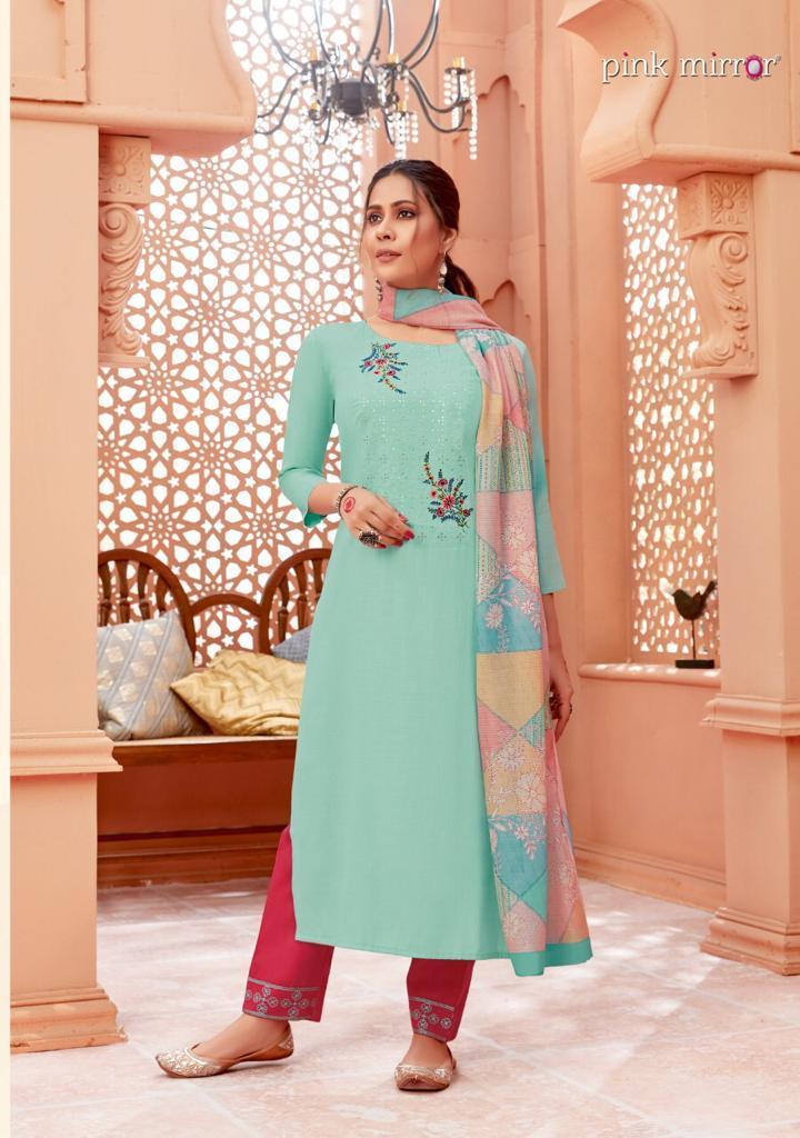 PINK-MIRROR-CORAL-KURTI-PANT-WITH-DUPATTA-LATEST-COLLECTION-7