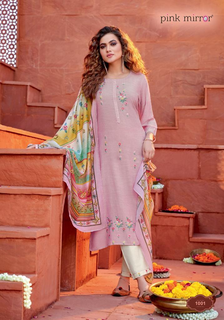 PINK-MIRROR-MINT-KURTI-PANT-WITH-DUPATTA-AT-WHOLESALE-10