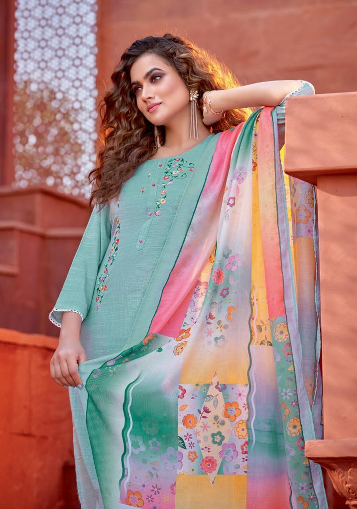 PINK-MIRROR-MINT-KURTI-PANT-WITH-DUPATTA-AT-WHOLESALE-12