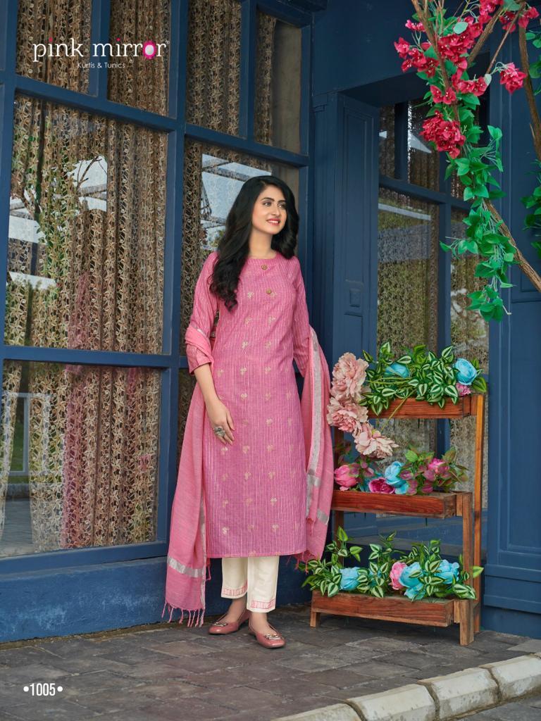 PINK-MIRROR-MINT-KURTI-PANT-WITH-DUPATTA-LATEST-CATALOGUE-5