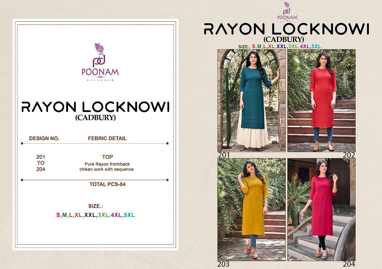 POONAM-DESIGNER-CADBURY-RAYON-LUCKNOWI-KURTIS-AT-BEST-PRICE-1
