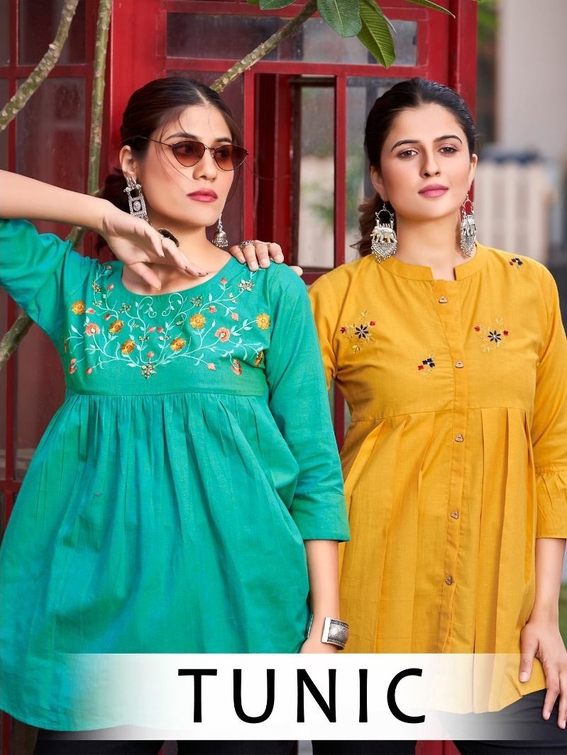 POONAM-DESIGNER-TUNIC-HANDWORK-SHORT-TOPS-MANUFACTURER-1