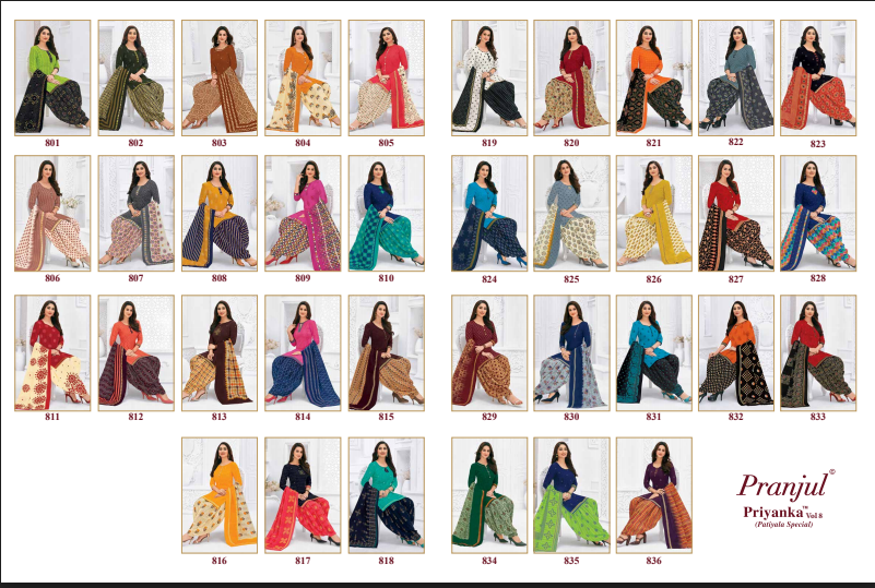 PRANJUL-PRIYANKA-VOL-8-COTTON-DRESS-MATERIAL-WHOLESALER-1