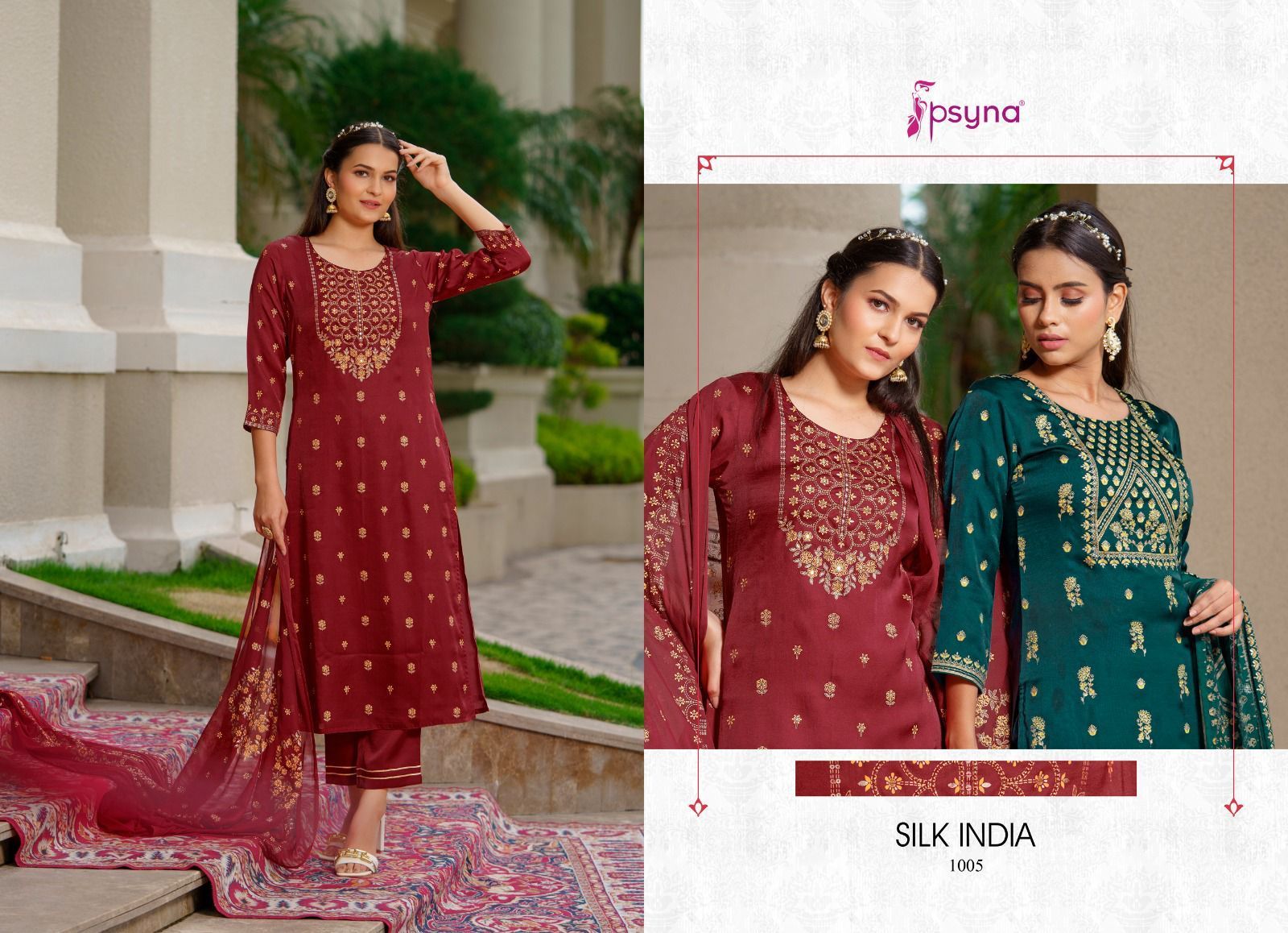 PSYNA-SILK-INDIA-PRINTED-KURTI-PANT-WITH-DUPATTA-MANUFACTURER-4