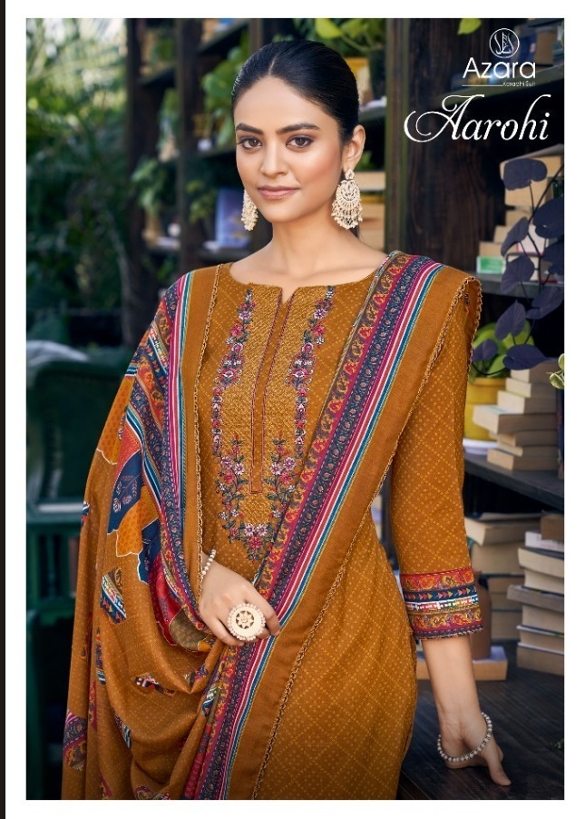 RADHIKA-AZARA-AAROHI-COTTON-PRINTED-DESIGNER-SUITS-WHOLESALER-SURAT-1
