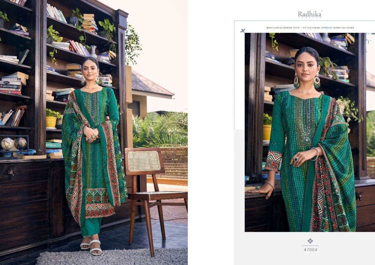 RADHIKA-AZARA-AAROHI-COTTON-PRINTED-DESIGNER-SUITS-WHOLESALER-SURAT-3