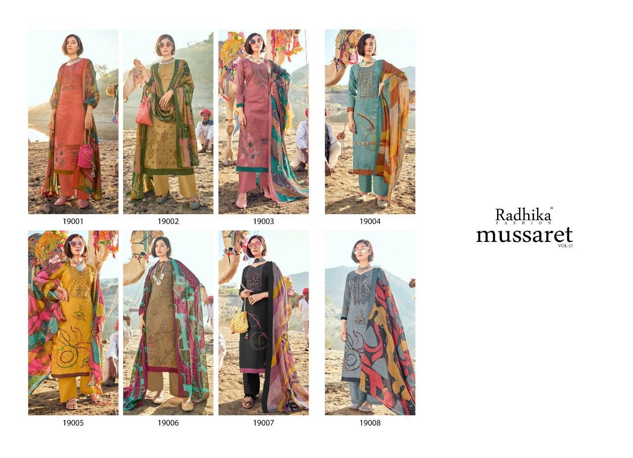 RADHIKA-AZARA-MUSSARET-VOL-17-CAMBRIC-COTTON-SUITS-LATEST-CATALOGUE-1