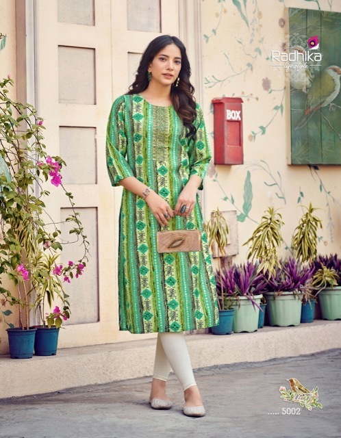 RADHIKA-CHARMING-VOL-5-CHANDERI-WORK-KURTIS-DISTRIBUTOR-IN-SURAT-5