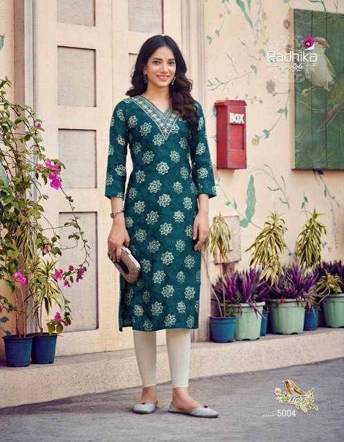 RADHIKA-CHARMING-VOL-5-CHANDERI-WORK-KURTIS-DISTRIBUTOR-IN-SURAT-7