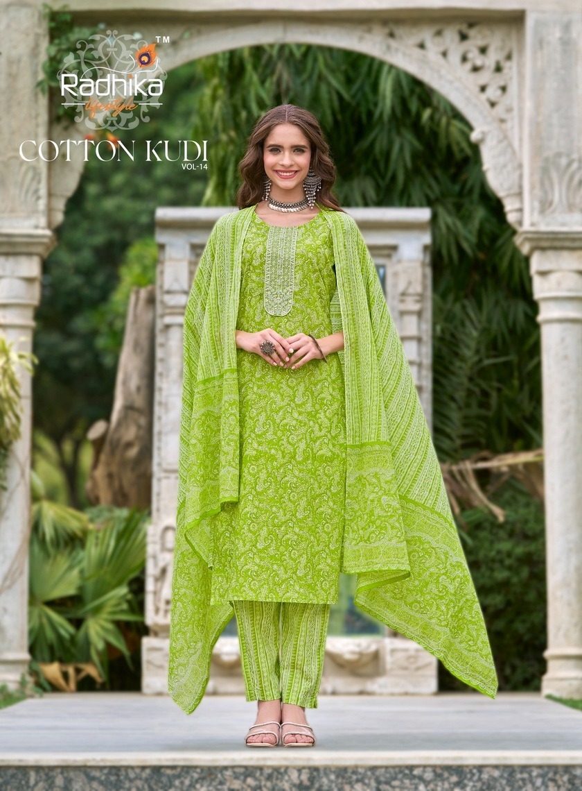 RADHIKA-COTTON-KUDI-VOL-14-KURTI-PANT-WITH-DUPATTA-17