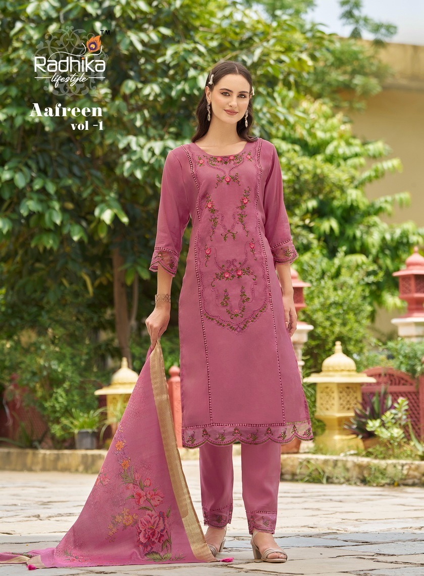 RADHIKA-LIFESTYLE-AAFREEN-VOL-1-ROMAN-SILK-READYMADE-KURTI-4
