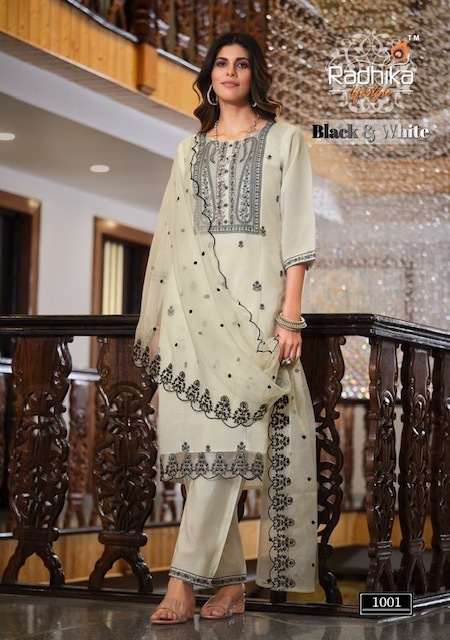 RADHIKA-LIFESTYLE-BLACK-WHITE-HEAVY-EMBROIDERY-KURTIS-CATALOGUE-2
