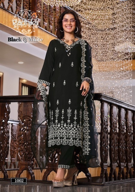 RADHIKA-LIFESTYLE-BLACK-WHITE-HEAVY-EMBROIDERY-KURTIS-CATALOGUE-3