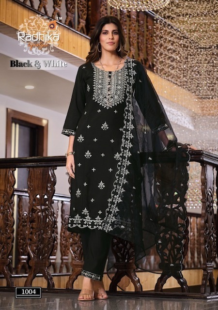 RADHIKA-LIFESTYLE-BLACK-WHITE-HEAVY-EMBROIDERY-KURTIS-CATALOGUE-5