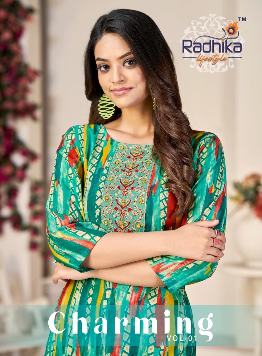 RADHIKA-LIFESTYLE-CHARMING-VOL-1-MIRROR-WORK-KURTIS-MANUFACTURER-1