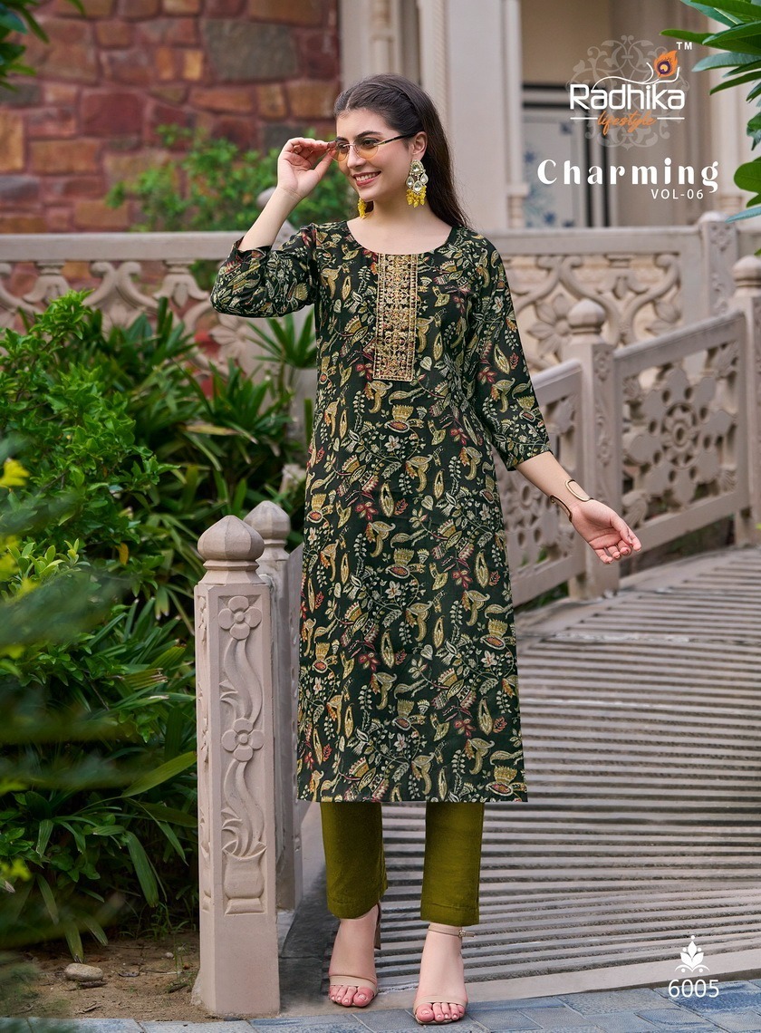 RADHIKA-LIFESTYLE-CHARMING-VOL-6-MODAL-CHANDERI-KURTI-SUPPLIER-IN-SURAT-15