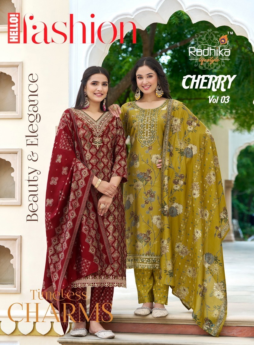 RADHIKA-LIFESTYLE-CHERRY-VOL-3-CHANDERI-PRINT-READYMADE-KURTI-SUPPLIER-IN-SURAT-3