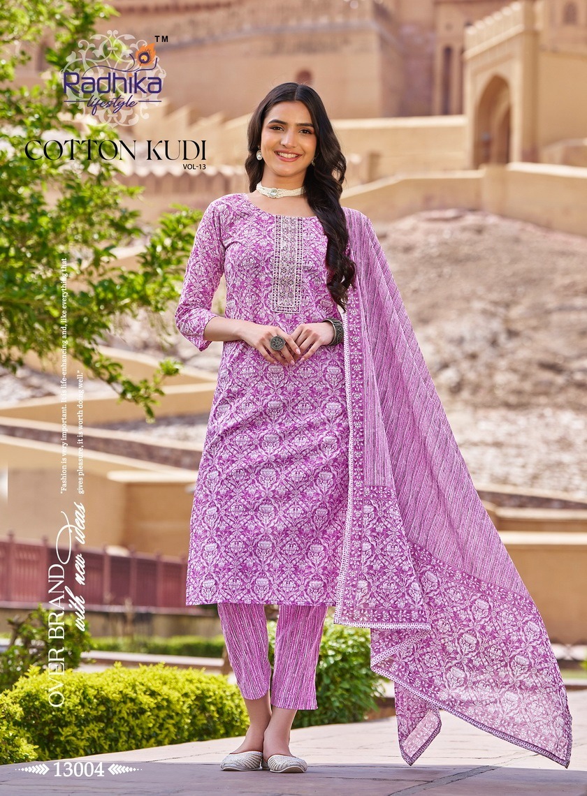 RADHIKA-LIFESTYLE-COTTON-KUDI-VOL-13-READYMADE-KURTIS-WHOLESALER-IN-SURAT-6