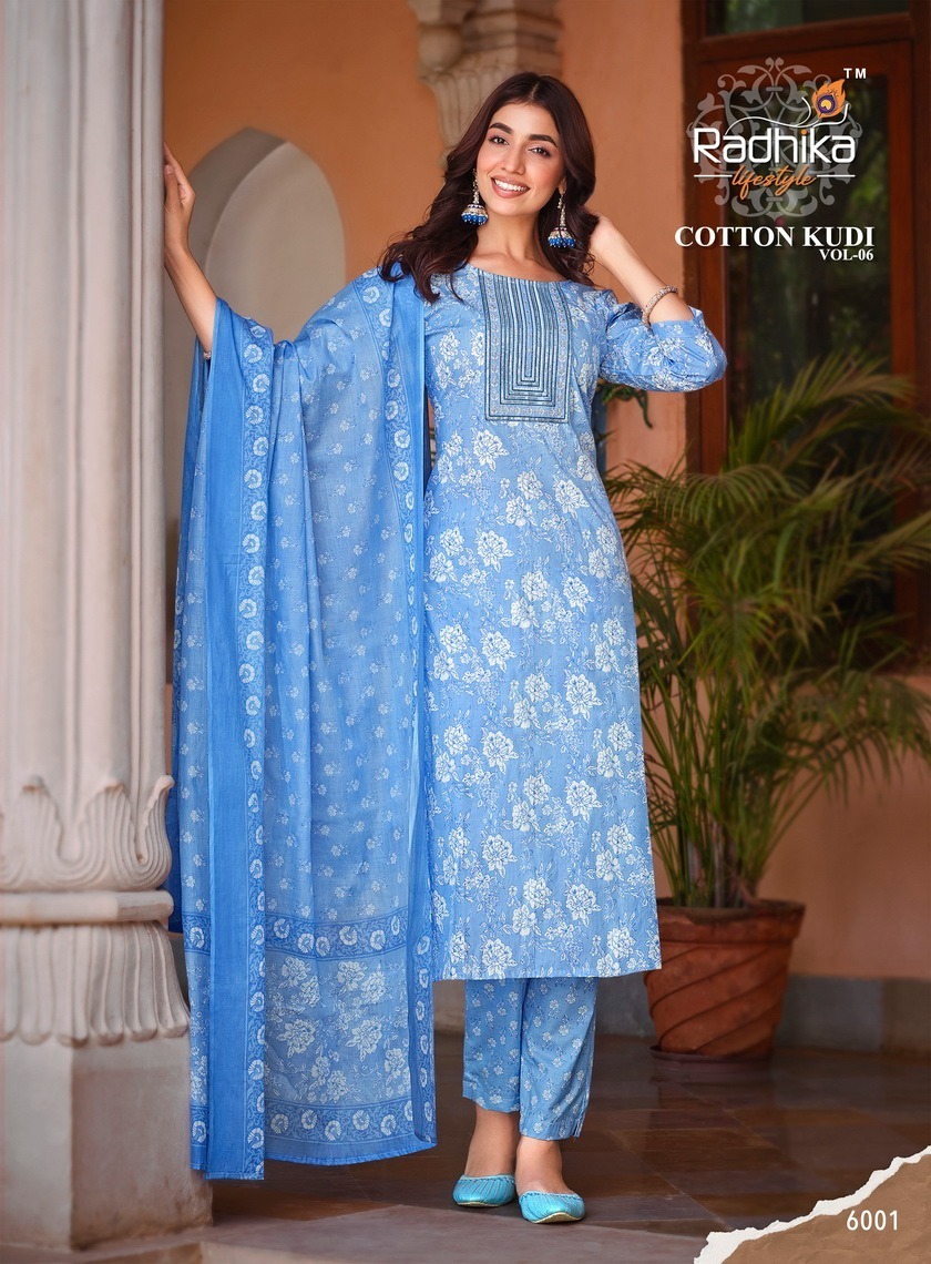 RADHIKA-LIFESTYLE-COTTON-KUDI-VOL-6-KURTI-PANT-WITH-DUPATTA-3-PC-SET-CATALOGUE-2