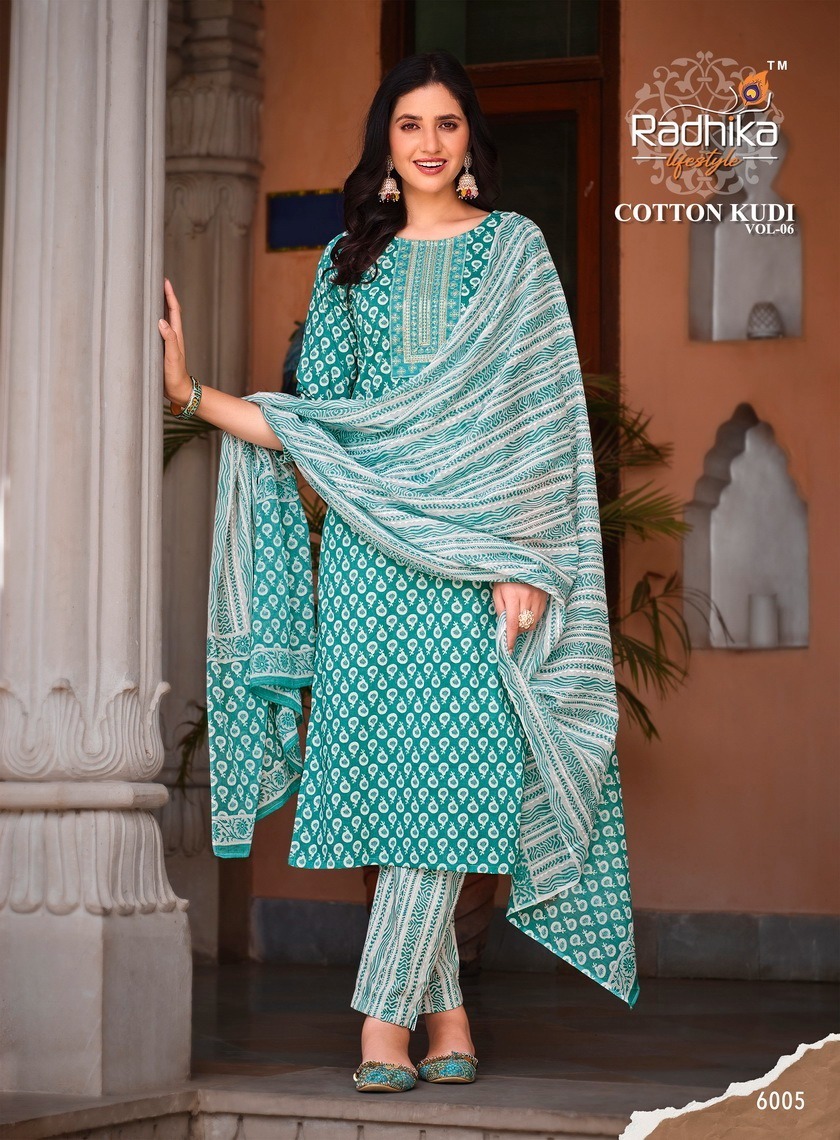 RADHIKA-LIFESTYLE-COTTON-KUDI-VOL-6-KURTI-PANT-WITH-DUPATTA-3-PC-SET-CATALOGUE-6