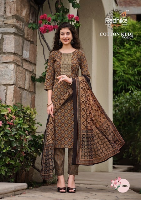 RADHIKA-LIFESTYLE-COTTON-KUDI-VOL-7-KURTI-PANT-WITH-DUPATTA-NEW-CATALOGUE-8