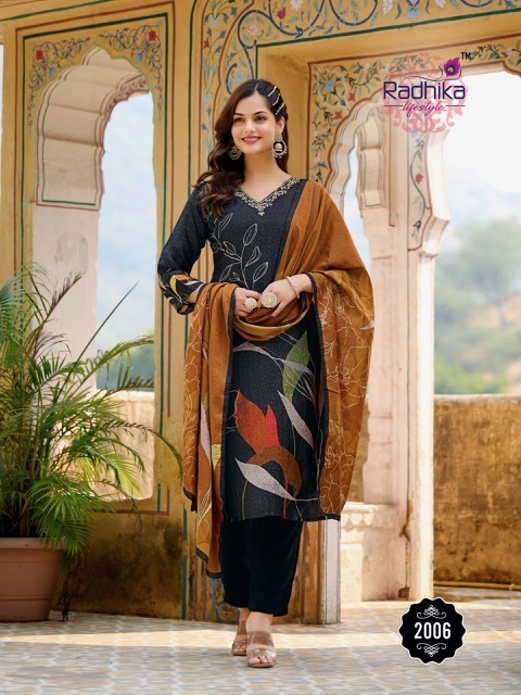 RADHIKA-LIFESTYLE-FESTIVE-DIARIES-VOL-2-MUSLIN-READYMADE-KURTI-SUPPLIER-10