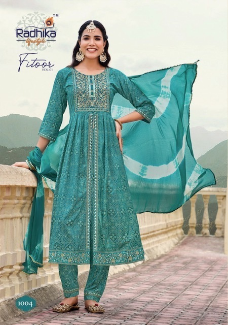 RADHIKA-LIFESTYLE-FITOOR-VOL-1-KURTI-PANT-WITH-DUPATTA-WHOLESALER-SURAT-5