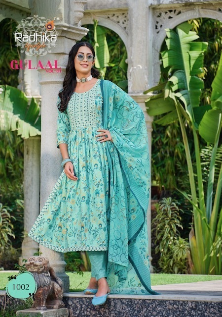RADHIKA-LIFESTYLE-GULAAL-VOL-1-KURTI-PANT-WITH-DUPATTA-3-PCS-SET-WHOLESALER-4