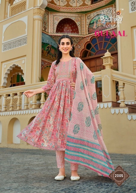RADHIKA-LIFESTYLE-GULAAL-VOL-2-KURTI-PANT-WITH-DUPATTA-WHOLESALER-SURAT-6