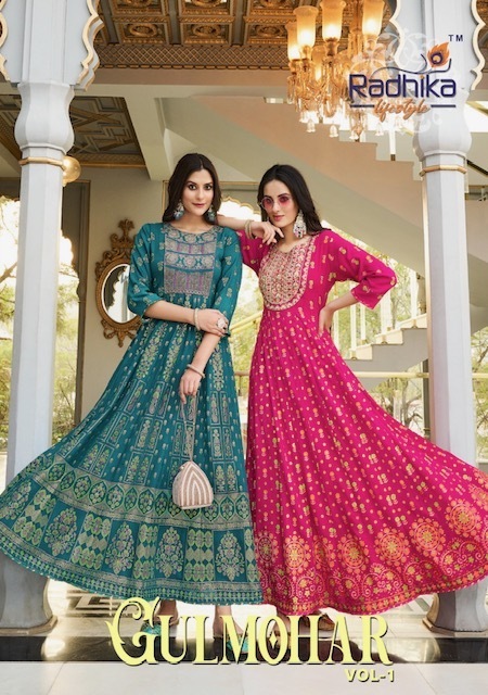 RADHIKA-LIFESTYLE-GULMOHAR-VOL-1-RAYON-PRINT-GOWNS-MANUFACTURER-1