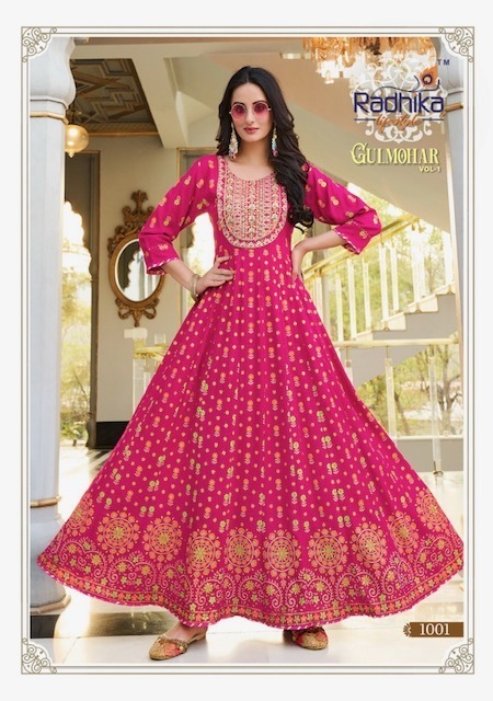 RADHIKA-LIFESTYLE-GULMOHAR-VOL-1-RAYON-PRINT-GOWNS-MANUFACTURER-2