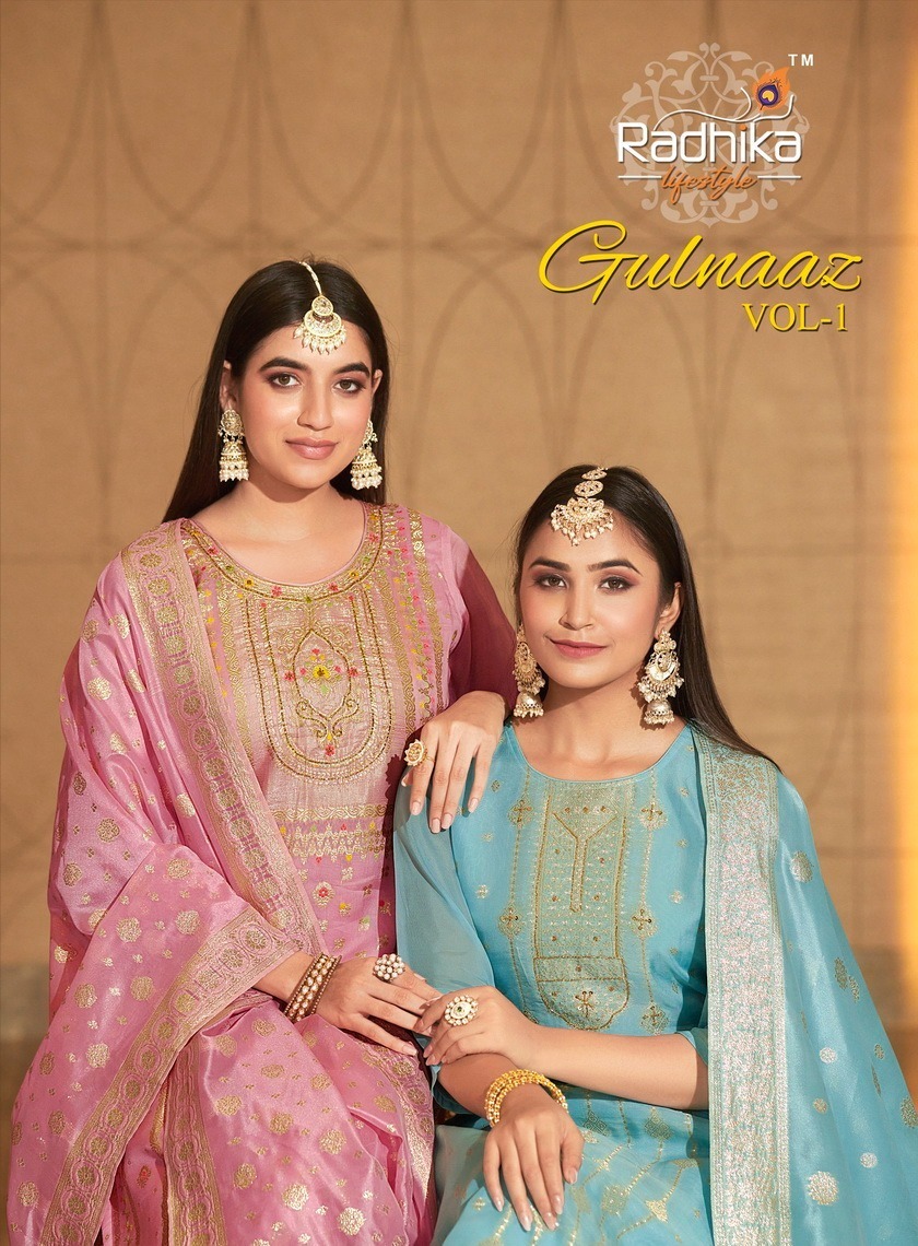 RADHIKA-LIFESTYLE-GULNAAZ-VOL-1-KURTI-PANT-WITH-DUPATTA-WHOLESALER-SURAT-1