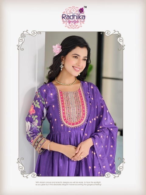 RADHIKA-LIFESTYLE-GUZARISH-VOL-1-PRINTED-GOWN-KURTI-SUPPLIER-IN-SURAT-3