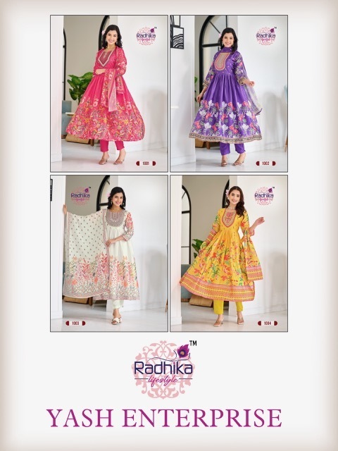RADHIKA-LIFESTYLE-GUZARISH-VOL-1-PRINTED-GOWN-KURTI-SUPPLIER-IN-SURAT-7