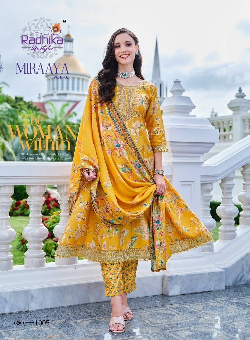 RADHIKA-LIFESTYLE-MIRAYA-VOL-1-FOIL-PRINT-READYMADE-KURTI-CATALOGUE-12