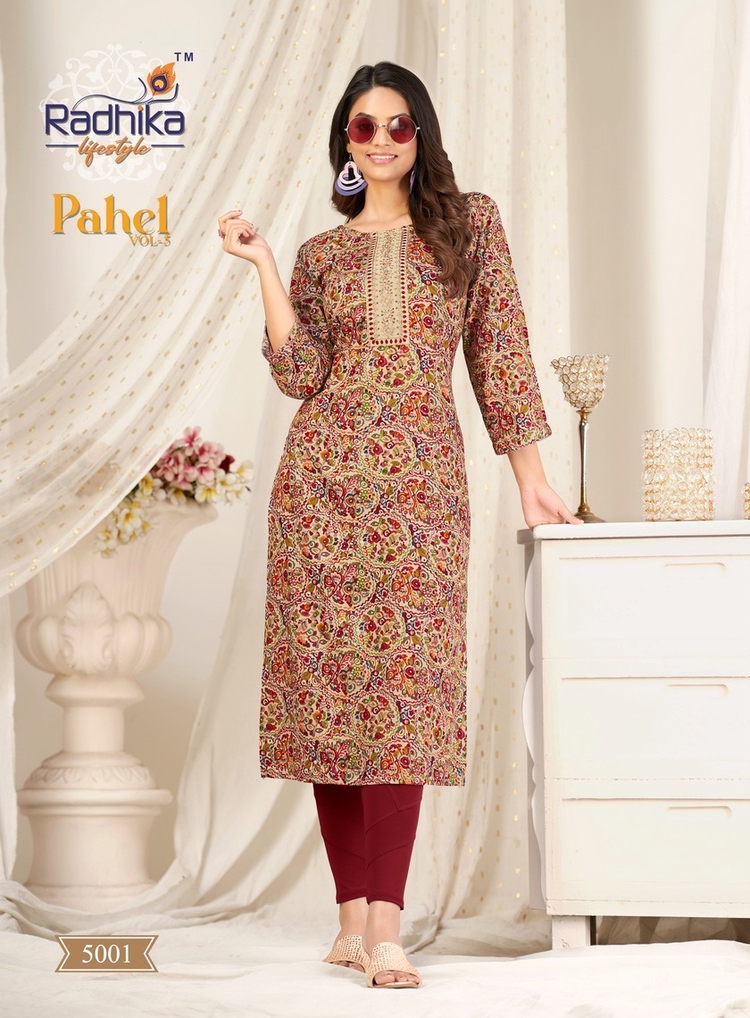 RADHIKA-LIFESTYLE-PAHEL-VOL-5-PRINTED-KURTIS-MANUFACTURER-2