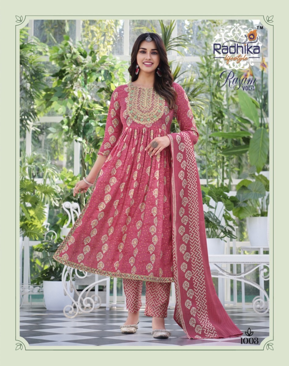 RADHIKA-LIFESTYLE-RASAM-VOL-1-KURTI-PANT-WITH-DUPATTA-WHOLESALER-SURAT-5