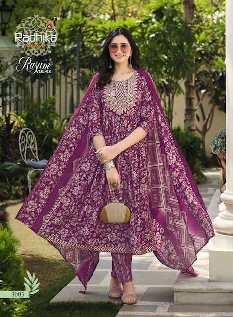 RADHIKA-LIFESTYLE-RASAM-VOL-3-KURTI-PANT-WITH-DUPATTA-WHOLESALER-SURAT-4
