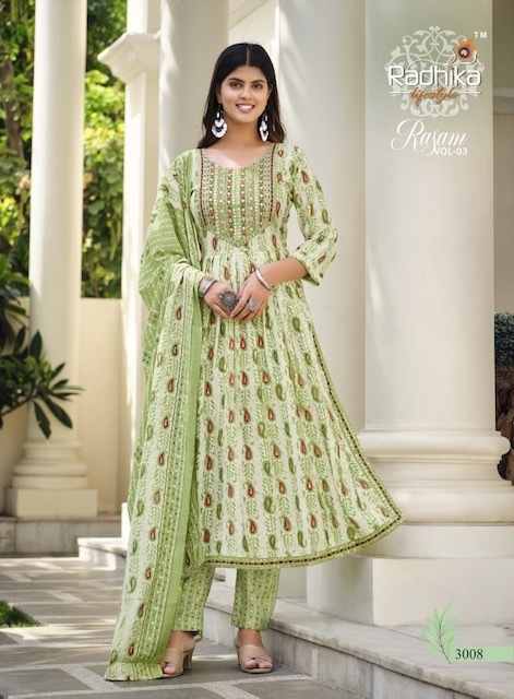 RADHIKA-LIFESTYLE-RASAM-VOL-3-KURTI-PANT-WITH-DUPATTA-WHOLESALER-SURAT-9