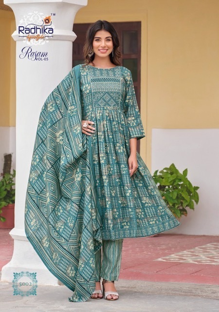 RADHIKA-LIFESTYLE-RASAM-VOL-5-NYRA-CUT-GOWN-PANT-WITH-DUPATTA-WHOLESALER-SURAT-3