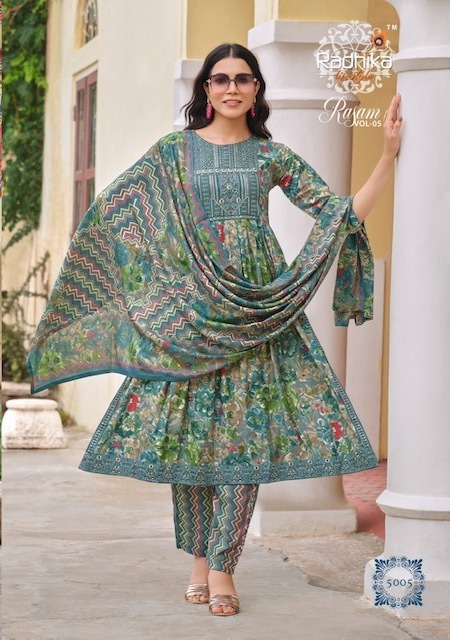 RADHIKA-LIFESTYLE-RASAM-VOL-5-NYRA-CUT-GOWN-PANT-WITH-DUPATTA-WHOLESALER-SURAT-6