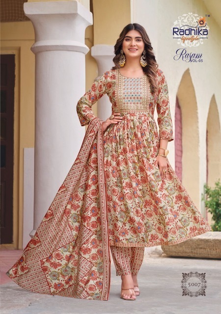 RADHIKA-LIFESTYLE-RASAM-VOL-5-NYRA-CUT-GOWN-PANT-WITH-DUPATTA-WHOLESALER-SURAT-8